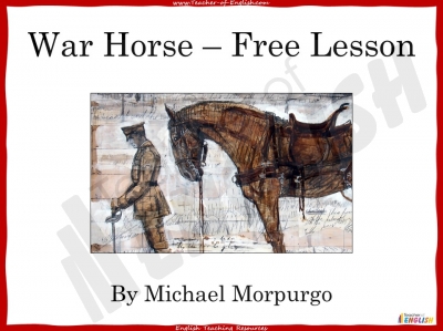 War Horse Free Lesson Teaching Resources